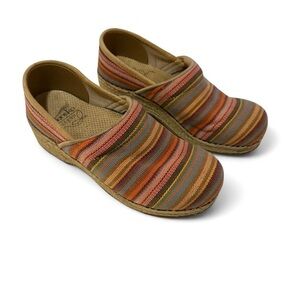 Colorful Striped Women's Mules
